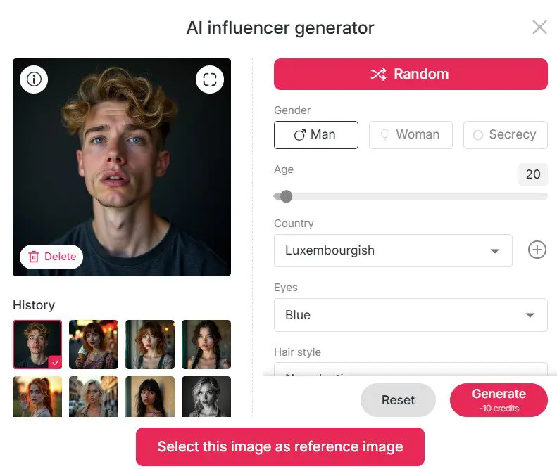 APOB AI - AI Influencer Generator