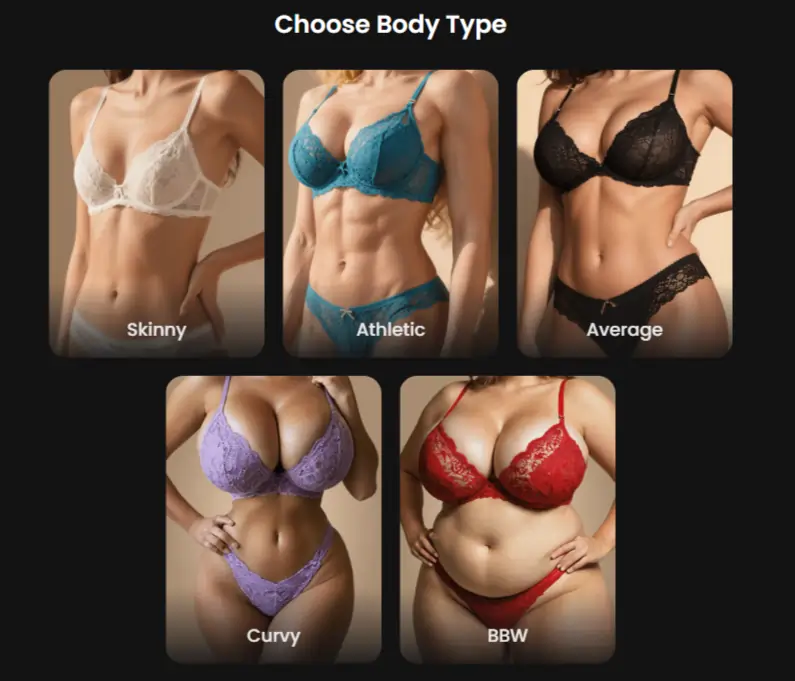 Candy AI - AI Companion Body Type