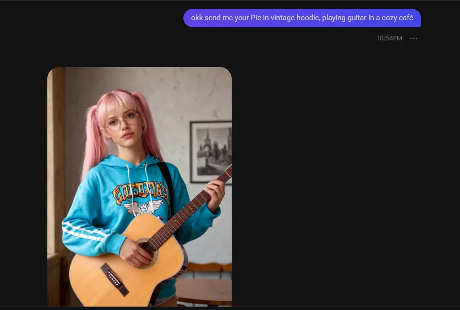 Candy AI - InChat Image Request From AI Companion Maya