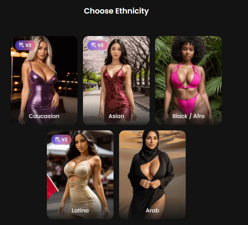 Candy AI - Select Your AI Companion Ethnicity