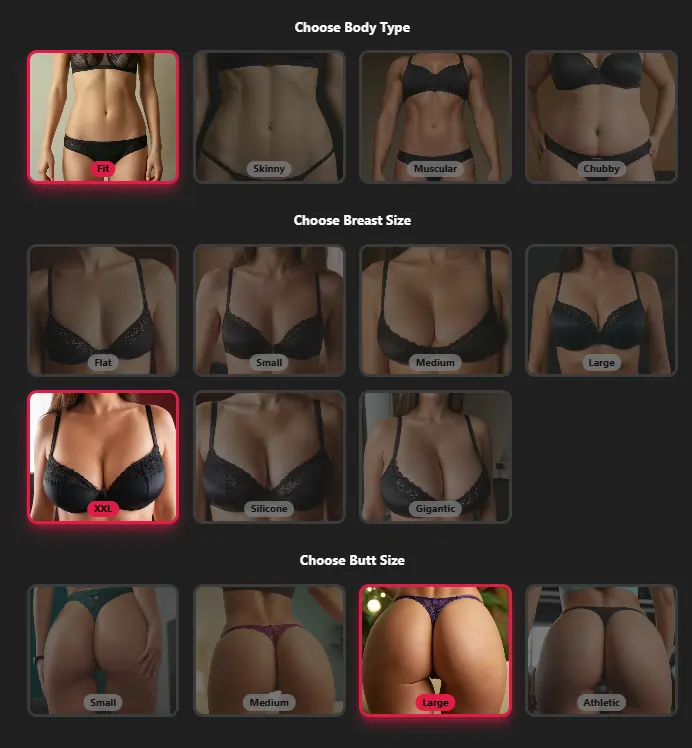 🌟 FantasyGF Review (2025) – Honest Breakdown by BestAIToolsHub 6 FantasyGF- AI Character Body Type and Breast-Butt Size