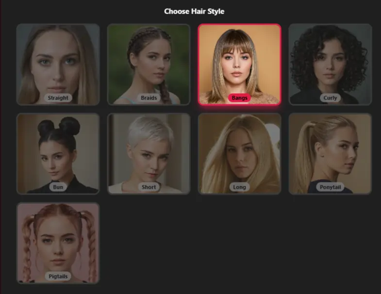 🌟 FantasyGF Review (2025) – Honest Breakdown by BestAIToolsHub 4 FantasyGF- AI Character Hair Style