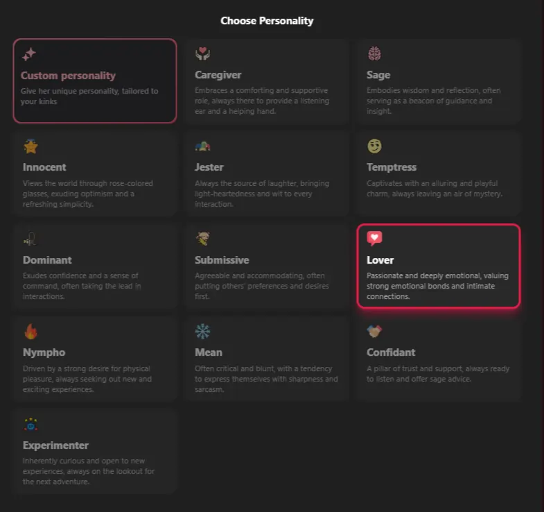 🌟 FantasyGF Review (2025) – Honest Breakdown by BestAIToolsHub 7 FantasyGF- AI Character Personality