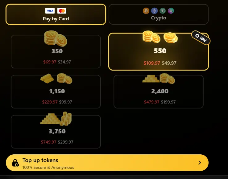 🌟 FantasyGF Review (2025) – Honest Breakdown by BestAIToolsHub 16 FantasyGF - Tokens