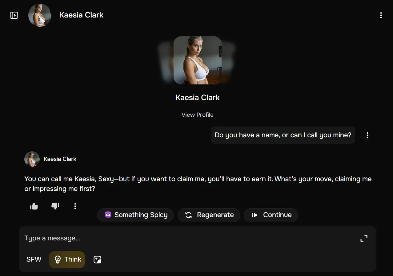 Flirty Chat with Sugarlab AI Companion