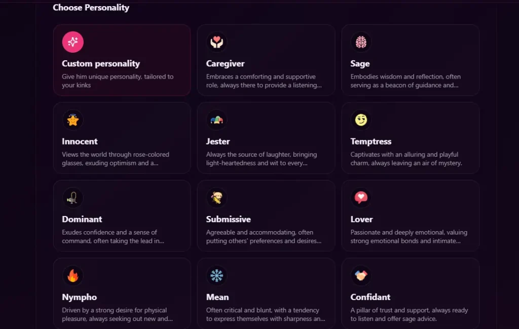 SweetDream AI - AI Character Personality