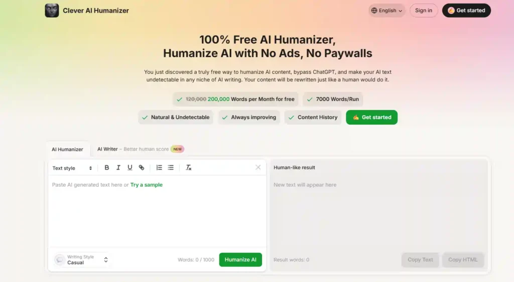 Clever AI Humanizer