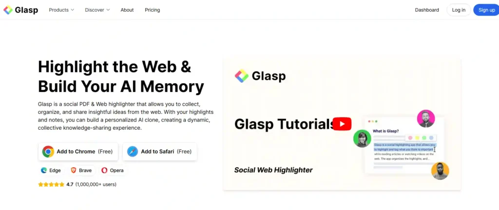 Best Free AI Web Scraping Tools 2026 (No-Code, Unlimited & Actually Work!) 9 Glasp AI Scraper
