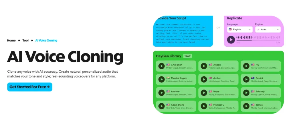 HeyGen Review 2026: I Tested It For 30 Days (Shocking Results + Pricing Exposed!) 5 HeyGen - AI Voice Cloning