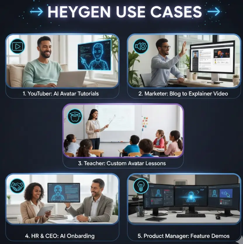 HeyGen Review 2026: I Tested It For 30 Days (Shocking Results + Pricing Exposed!) 7 HeyGen Use Cases