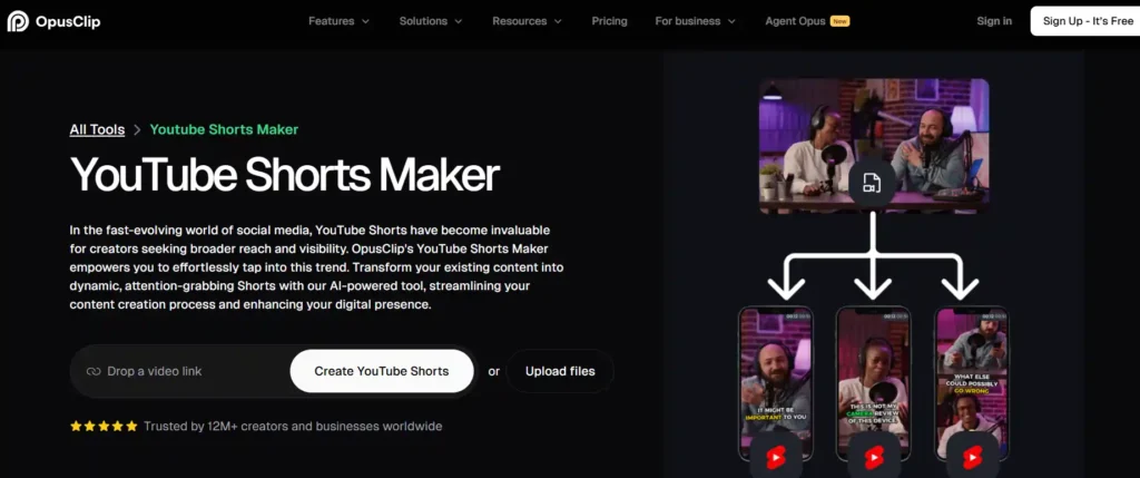 OpusClip - Youtube Shorts Maker