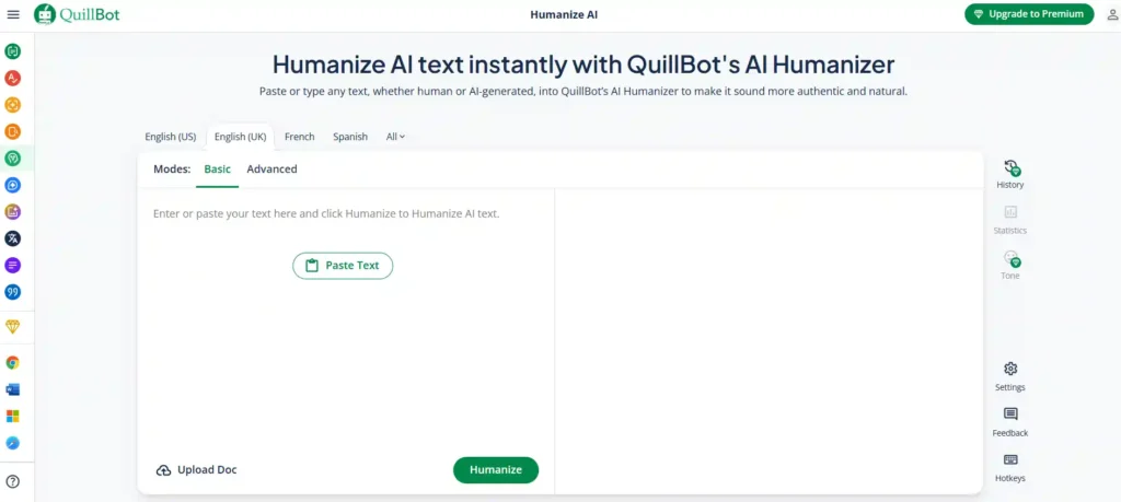 QuillBot AI Humanizer