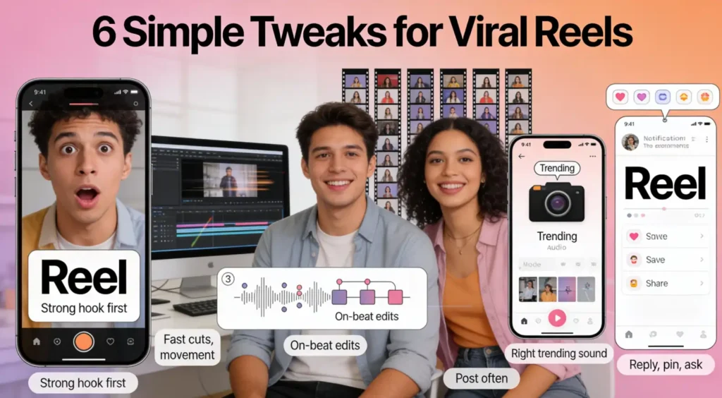 Simple ways for Viral Reels