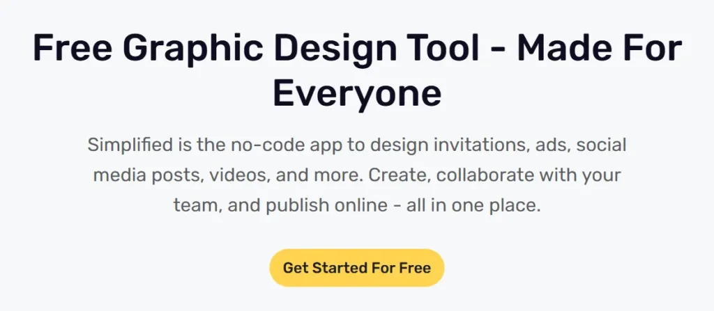 Simplified - AI Graphic Design Tool