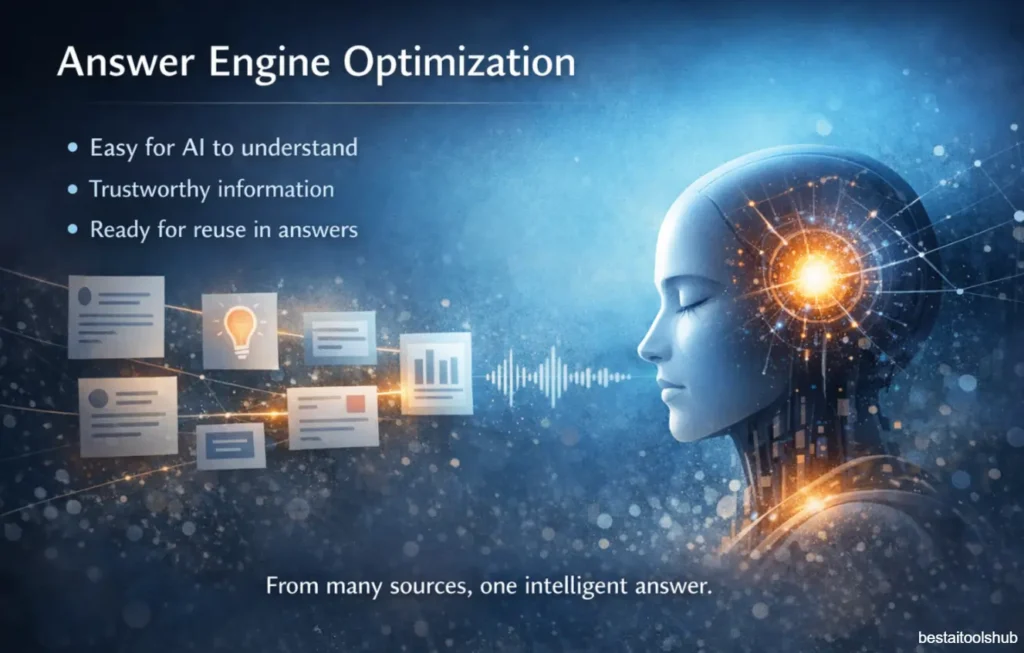 Answer Engine Optimization (AEO) in 2026: A Quiet Change in How Search Works 1 Answer Engine Optimization (AEO)
