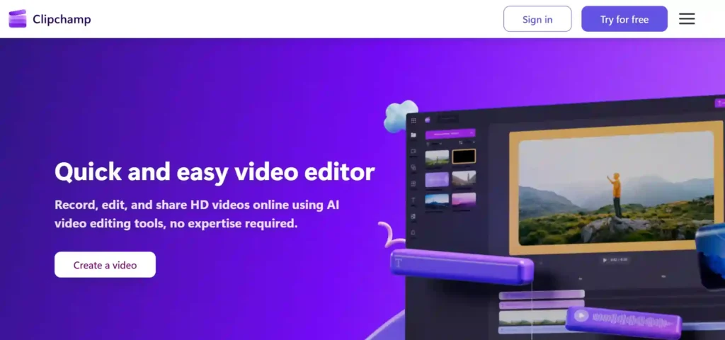Best AI Video Editing Tools for Beginners | Easy, Automated & Beginner-Friendly 11 Clipchamp - AI Video Editor